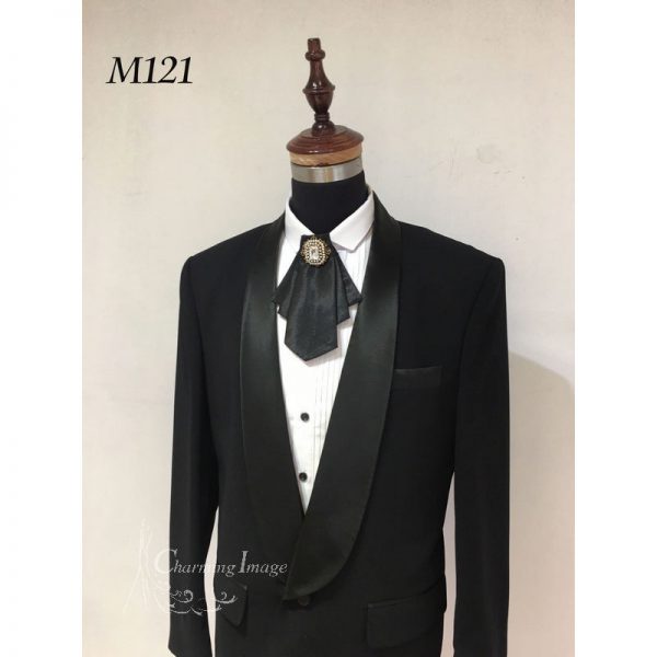 黑色簡潔男士禮服 M121