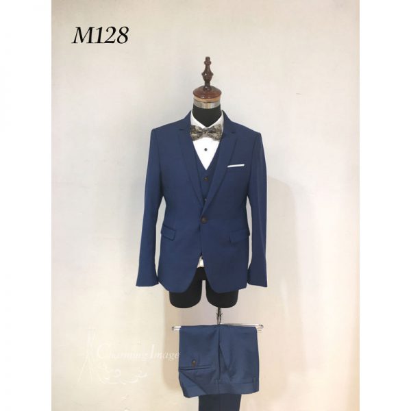 寶藍色時尚男士禮服 M128