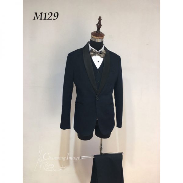 黑色型格男士禮服 M129